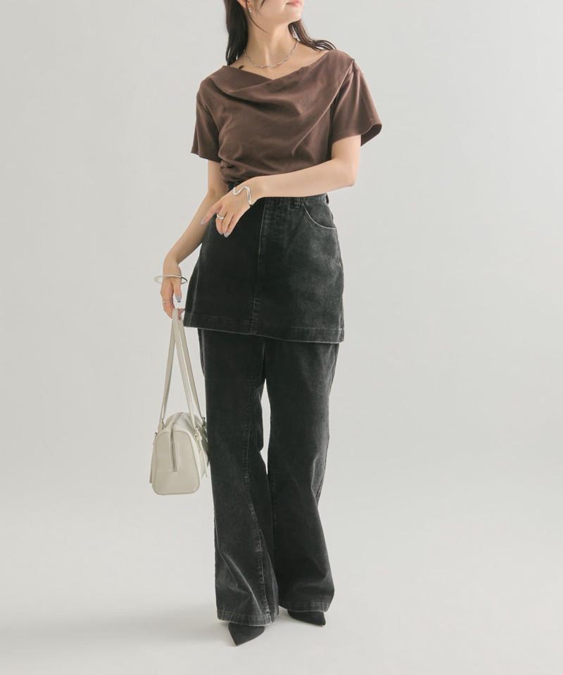 【全骨格対応◎/6色展開】オフショルTシャツ