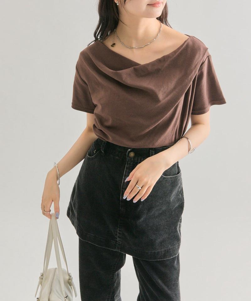 【全骨格対応◎/6色展開】オフショルTシャツ