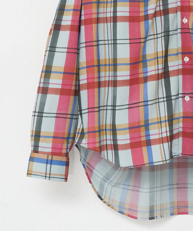 【AïE/エーアイイー】PAINTER SHIRT － MADRAS R/PE CLOTH