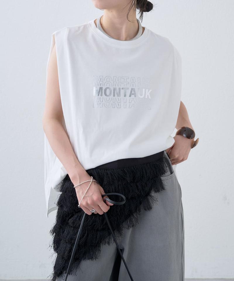 【Omekashi】MONTAUKスリーブレスTEE