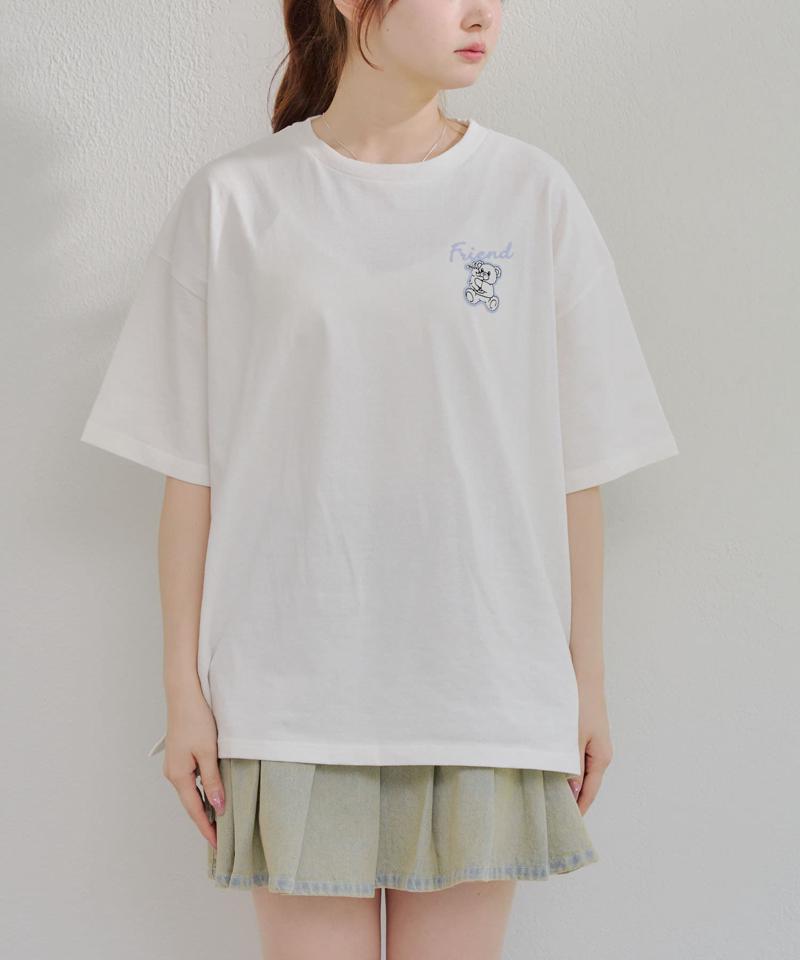 【RMAF】【MARCHES】くま&うさぎプリントT