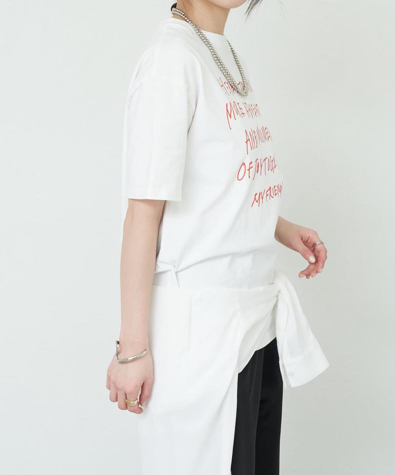 《コーデのアクセントに》rakugaki ロゴTee