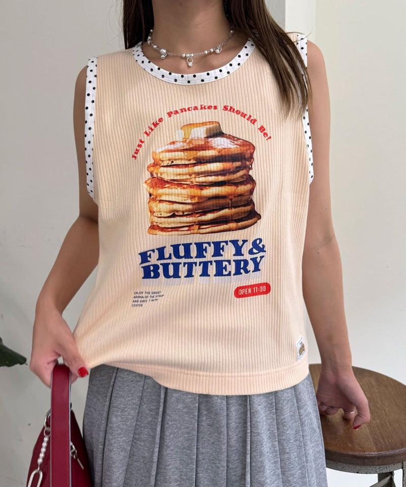 【HELLO.SANFRANCISCO/ハローサンフランシスコ】アソート柄レオパードパイピングタンク