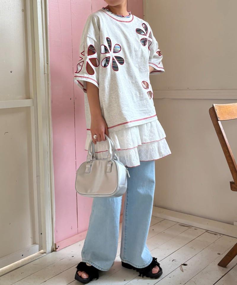 【HELLO.SANFRANCISCO】フラワーカットビッグTEE