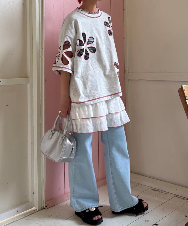 【HELLO.SANFRANCISCO】フラワーカットビッグTEE
