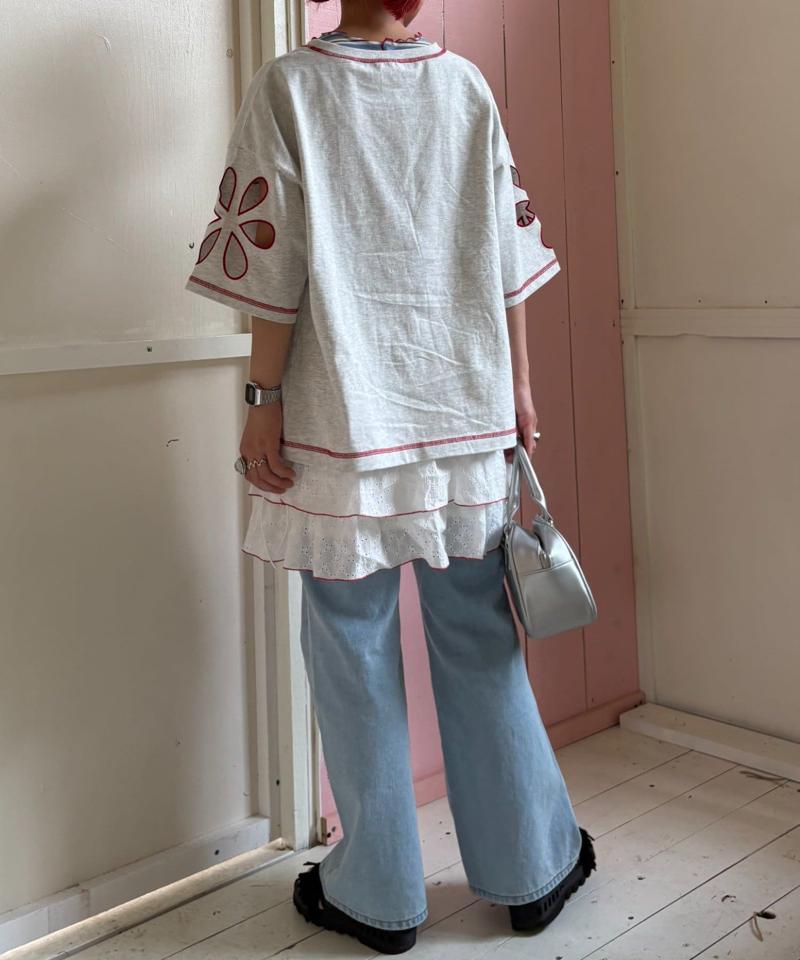 【HELLO.SANFRANCISCO】フラワーカットビッグTEE