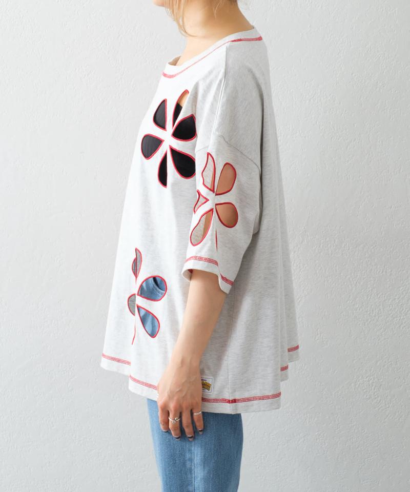 【HELLO.SANFRANCISCO】フラワーカットビッグTEE