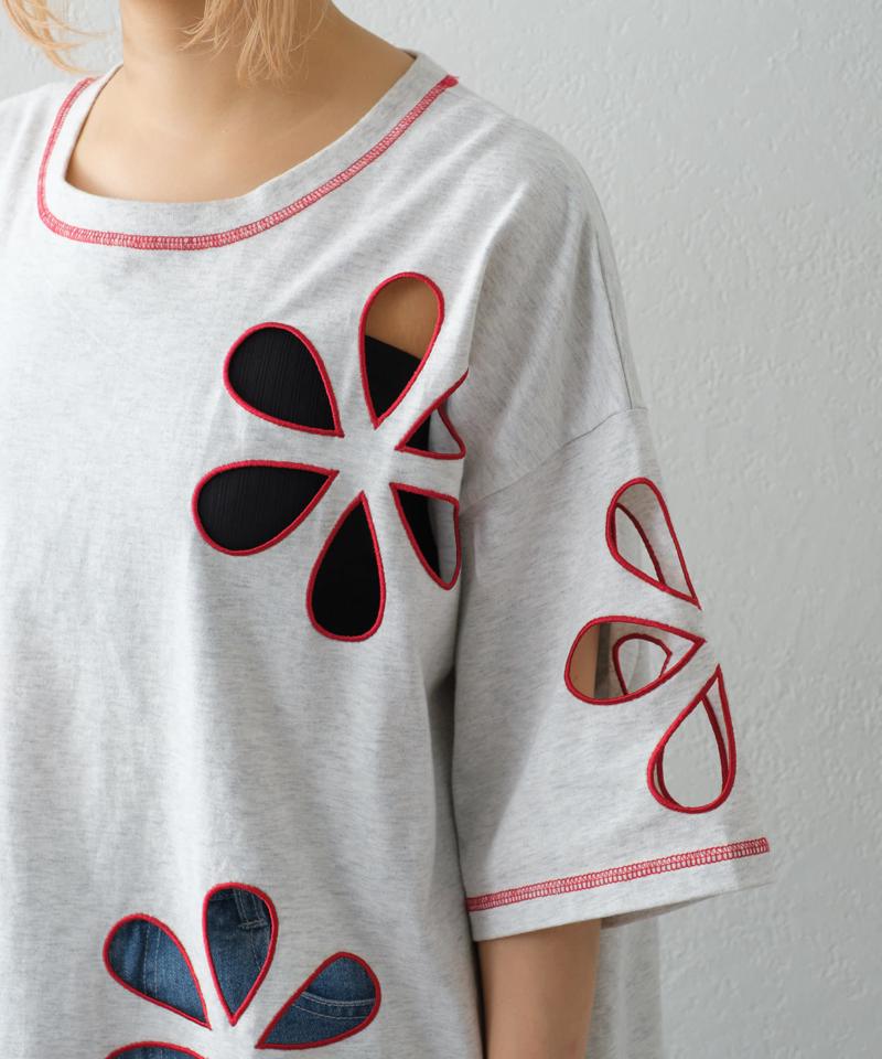 【HELLO.SANFRANCISCO】フラワーカットビッグTEE
