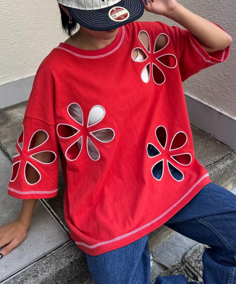 【HELLO.SANFRANCISCO】フラワーカットビッグTEE
