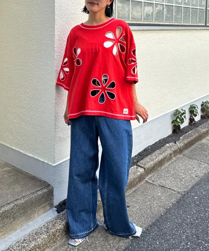 【HELLO.SANFRANCISCO】フラワーカットビッグTEE