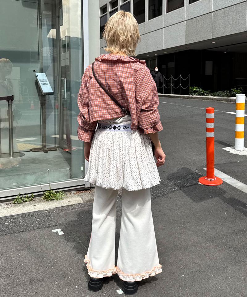 【HELLO.SANFRANCISCO/ハローサンフランシスコ】ワッフルフレアパンツ