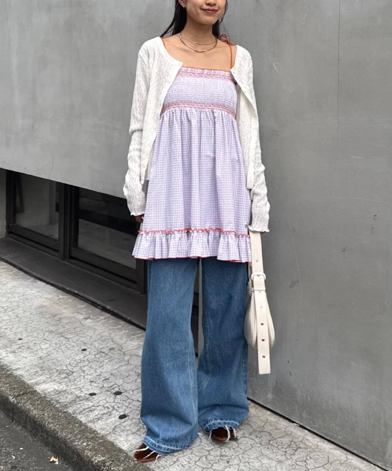 【HELLO.SANFRANCISCO】2WAYシャーリングチュニックベアワンピ