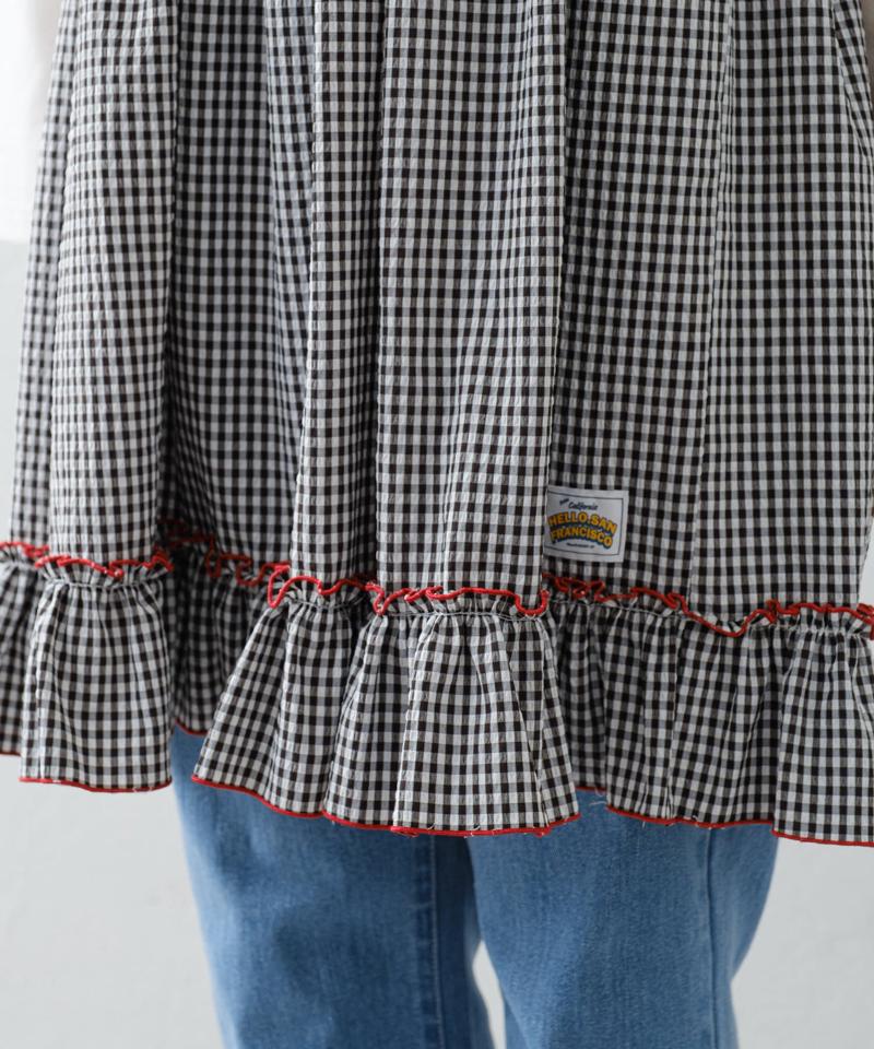 【HELLO.SANFRANCISCO】2WAYシャーリングチュニックベアワンピ