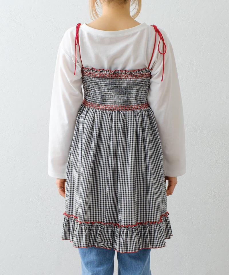 【HELLO.SANFRANCISCO】2WAYシャーリングチュニックベアワンピ