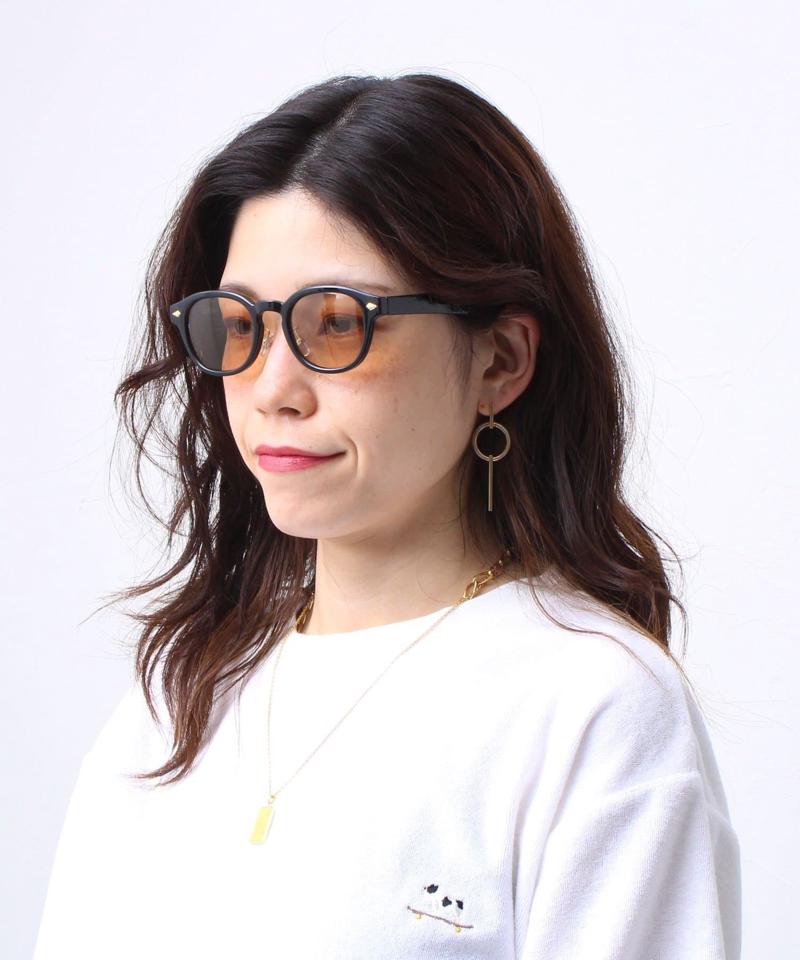 【GLOSTER】ウェリントン セルフレーム カラーレンズ サングラス