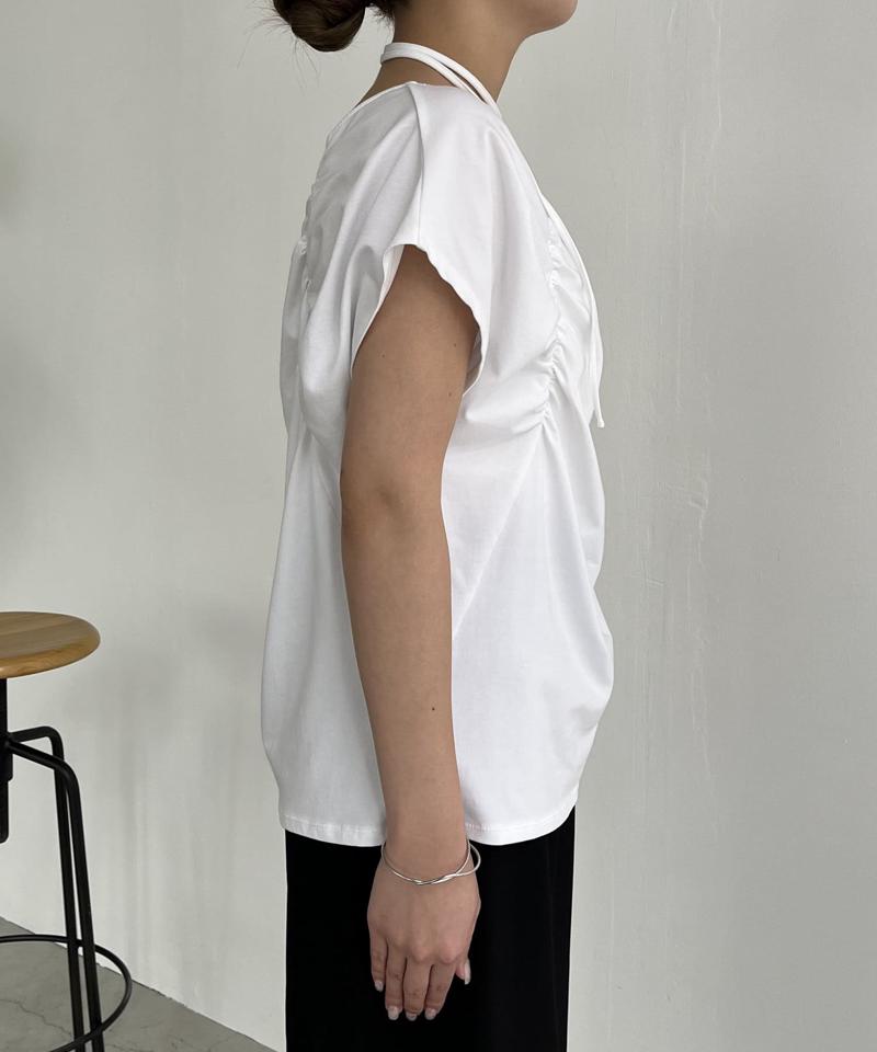 ギャザーフレンチTシャツ