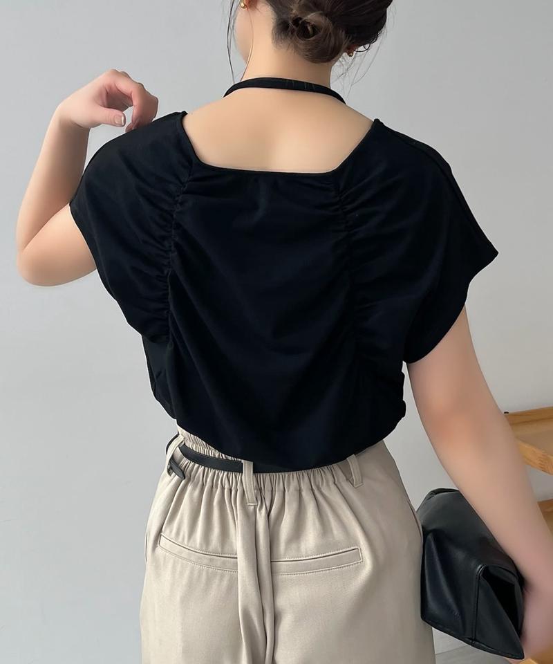 【待望の再入荷！】ギャザーフレンチTシャツ
