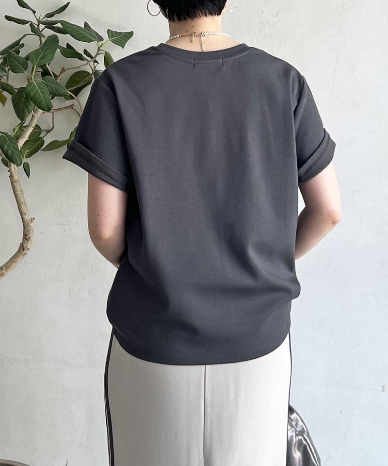 刺繍ロゴTEE