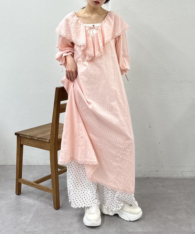 【w closet】フラワーロングパンツ