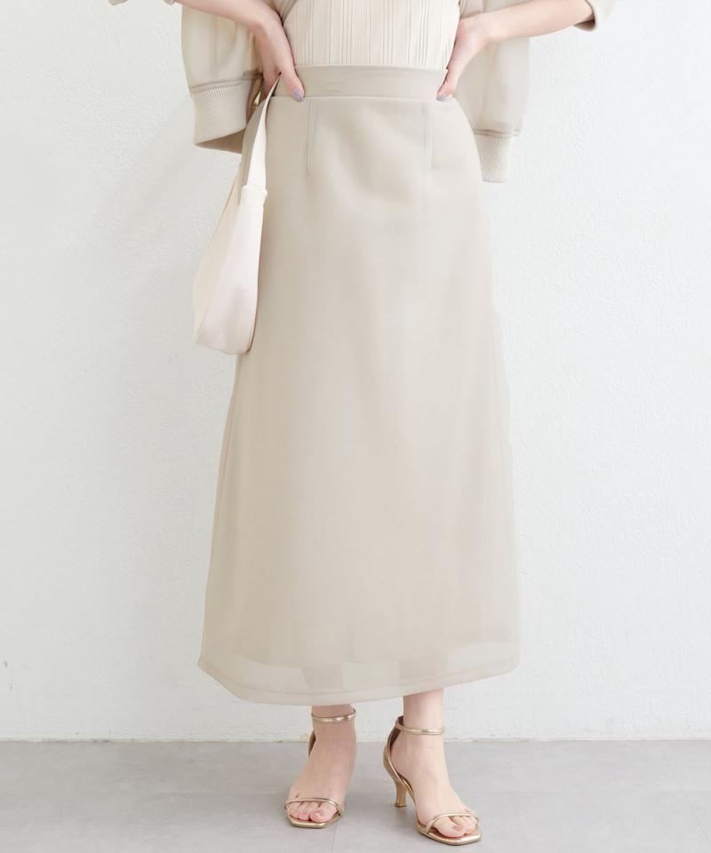 【natural couture】メッシュダンボールスカート
