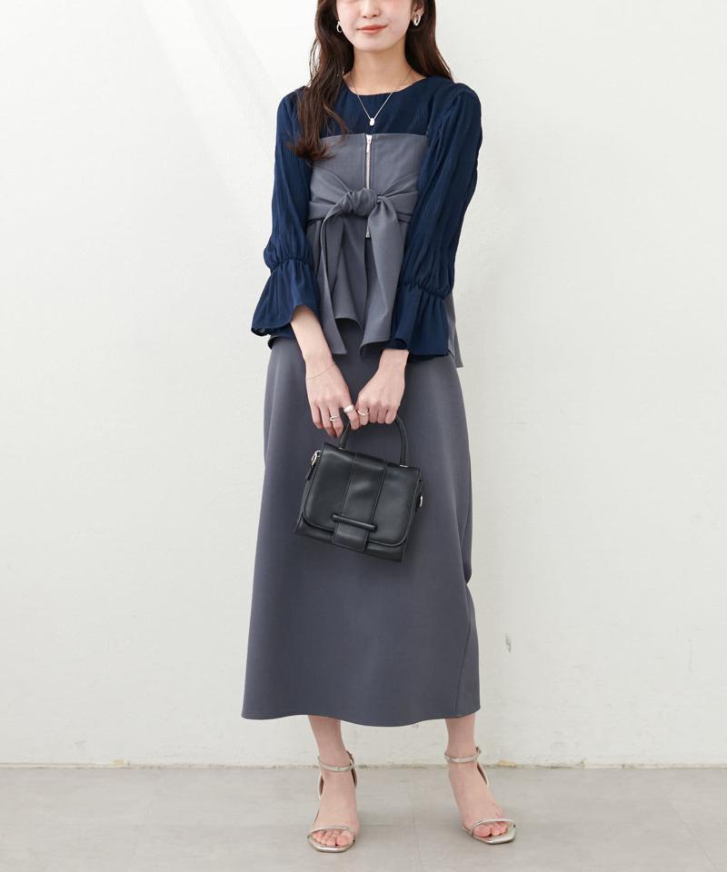 【natural couture】＜osono＞２WAYビスチェ付きスカート
