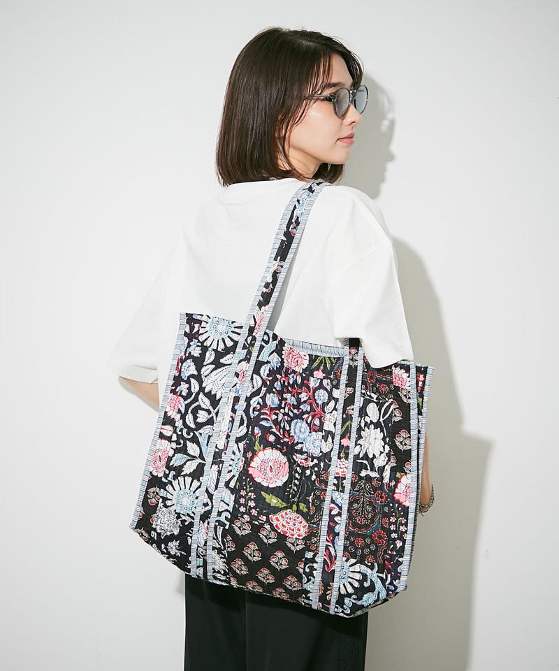 【新色登場！】【India series】パッチワークトートバッグ
