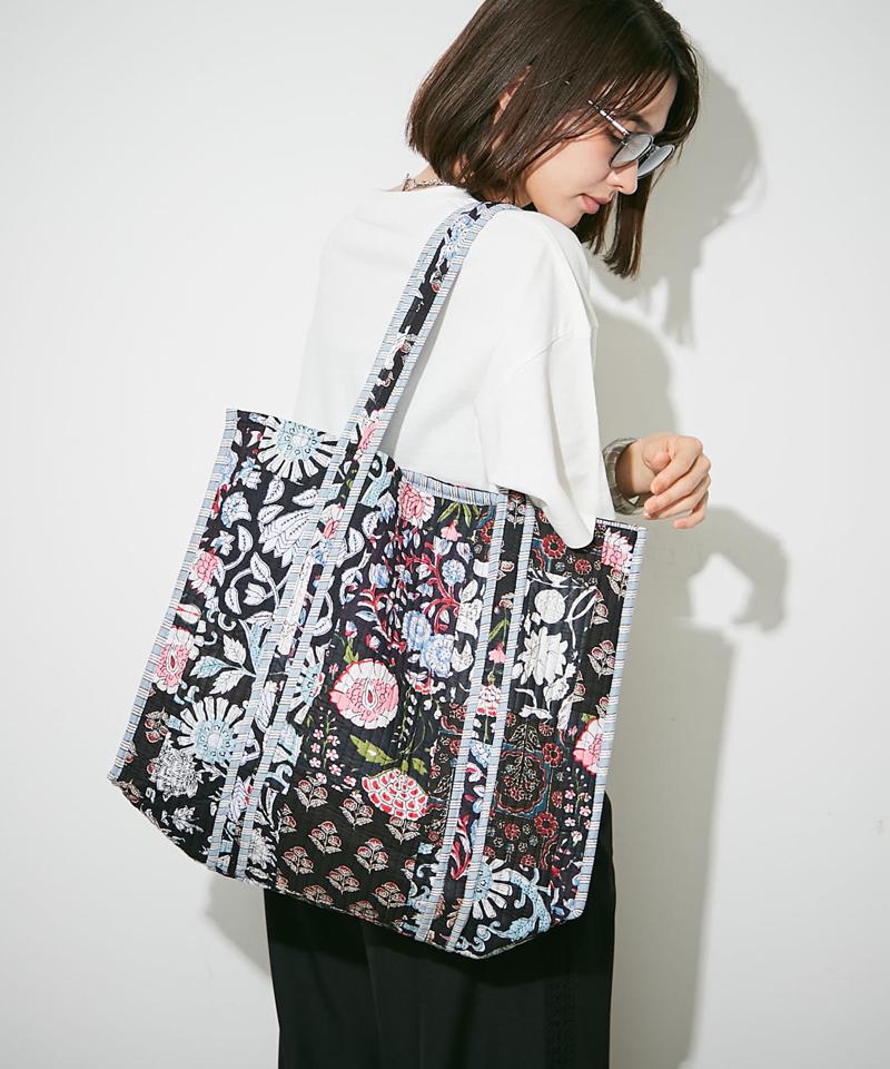 【新色登場！】【India series】パッチワークトートバッグ
