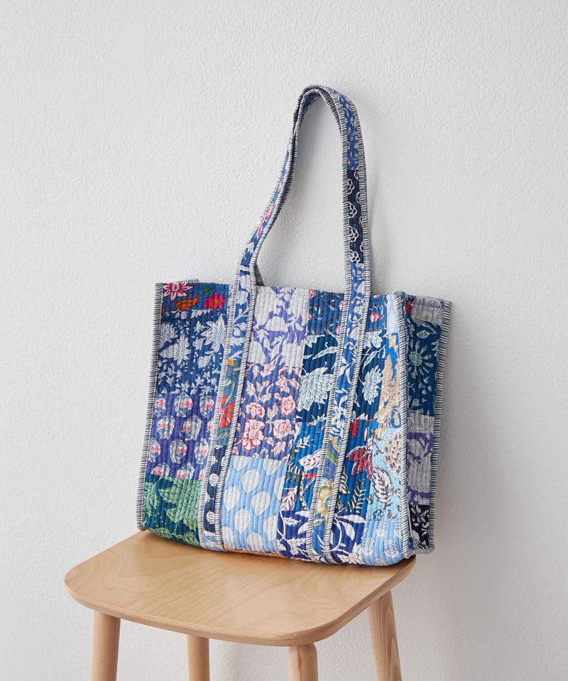 【新色登場！】【India series】パッチワークトートバッグ