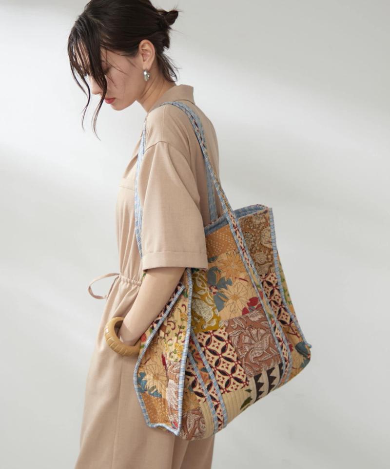 【新色登場！】【India series】パッチワークトートバッグ