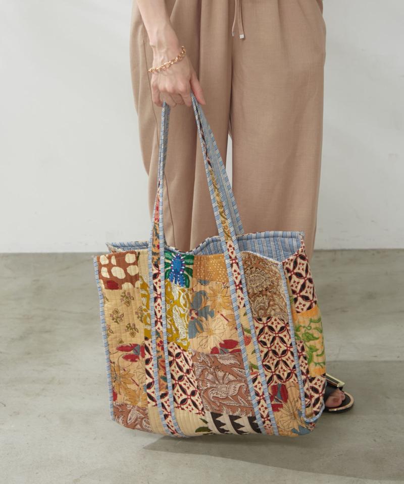【新色登場！】【India series】パッチワークトートバッグ