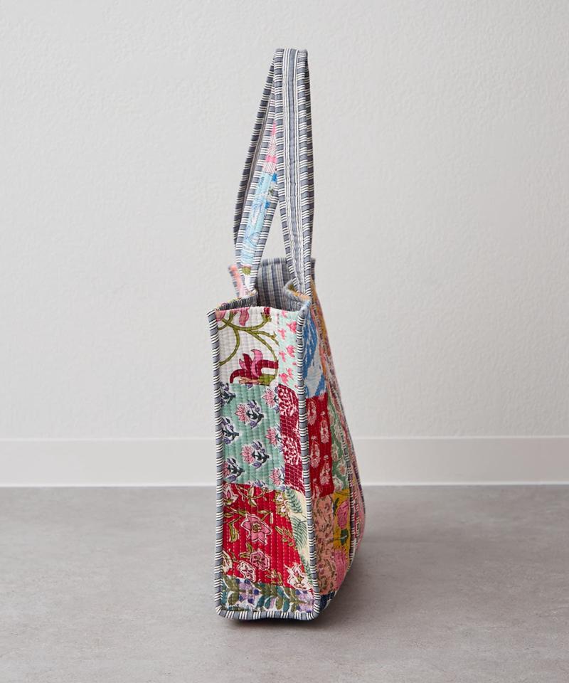 【新色登場！】【India series】パッチワークトートバッグ