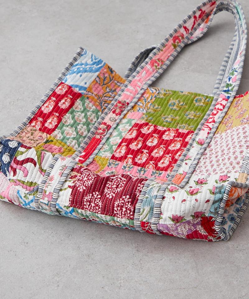 【新色登場！】【India series】パッチワークトートバッグ