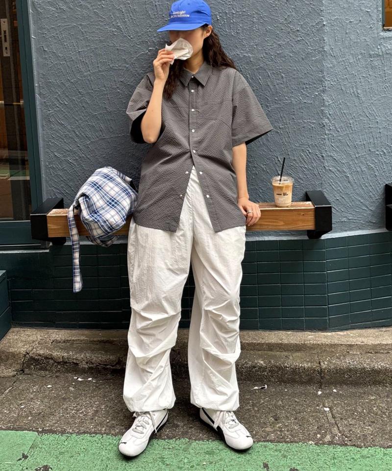 【UNISEX】ポコポコ半袖無地シャツ