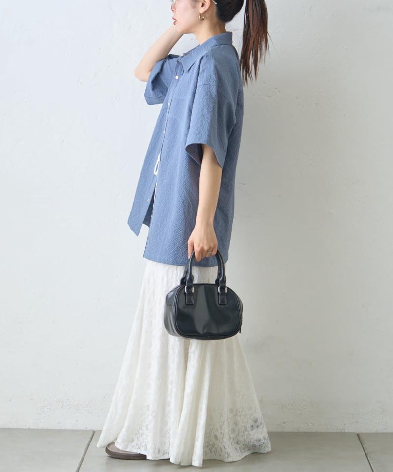 【UNISEX】ポコポコ半袖無地シャツ