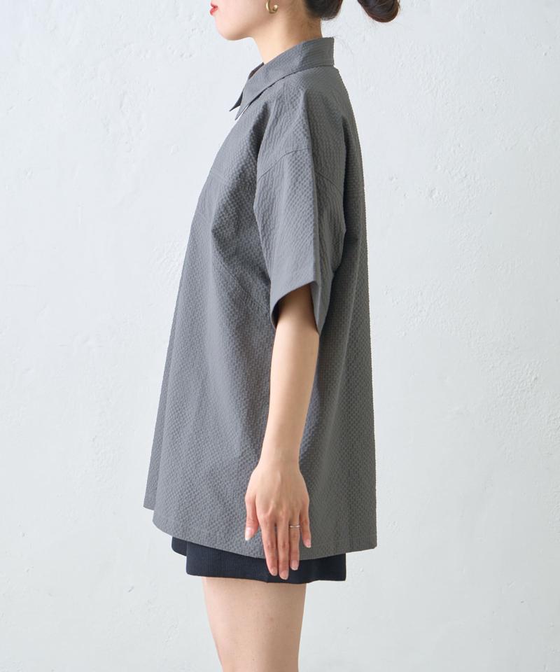 【UNISEX】ポコポコ半袖無地シャツ