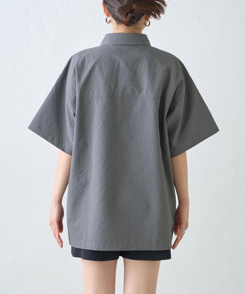 【UNISEX】ポコポコ半袖無地シャツ