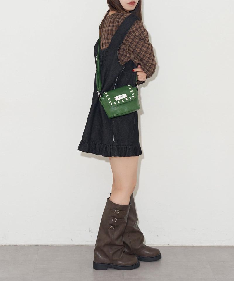 【GRAIN/グレイン】ヴィンテージステッチミニショルダーバッグ