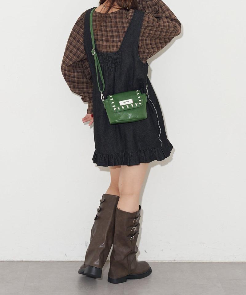 【GRAIN/グレイン】ヴィンテージステッチミニショルダーバッグ