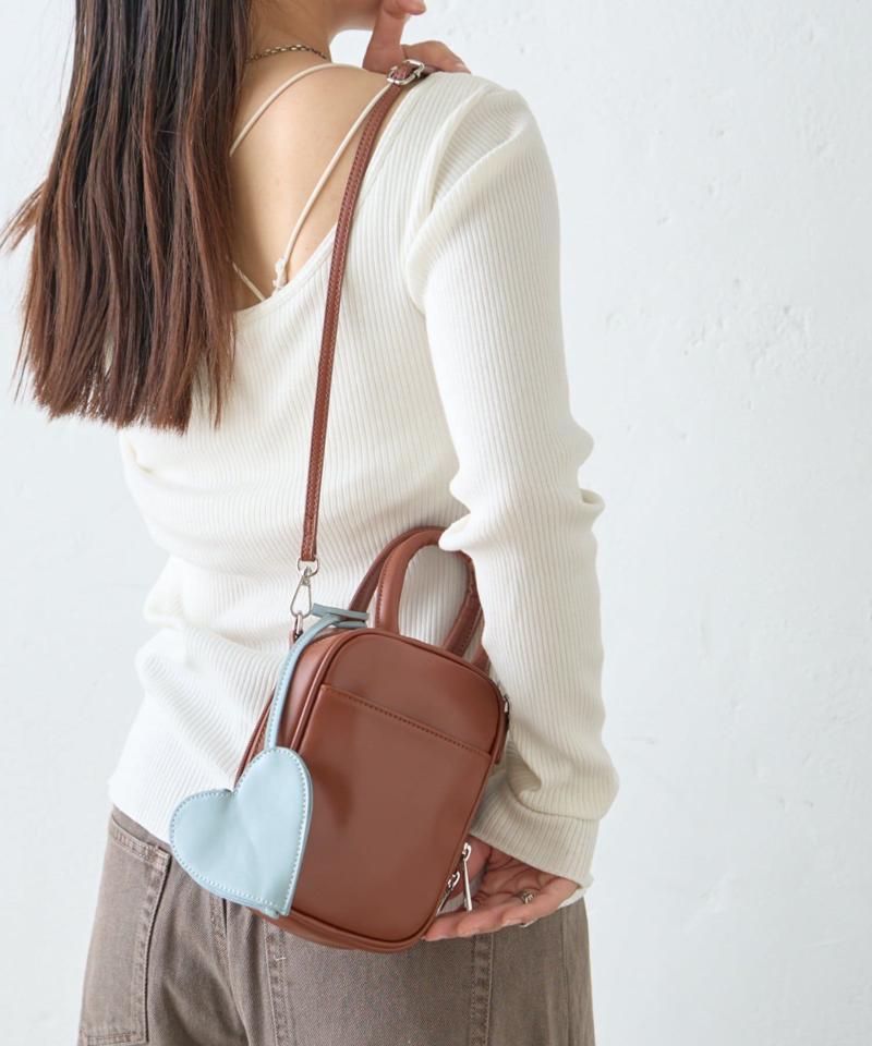 ハートポーチ付きマルチウェイBAG