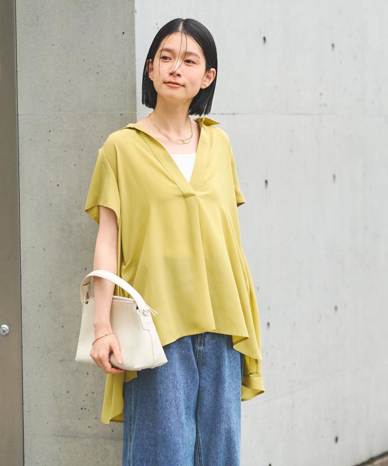 Aラインスキッパーシャツ