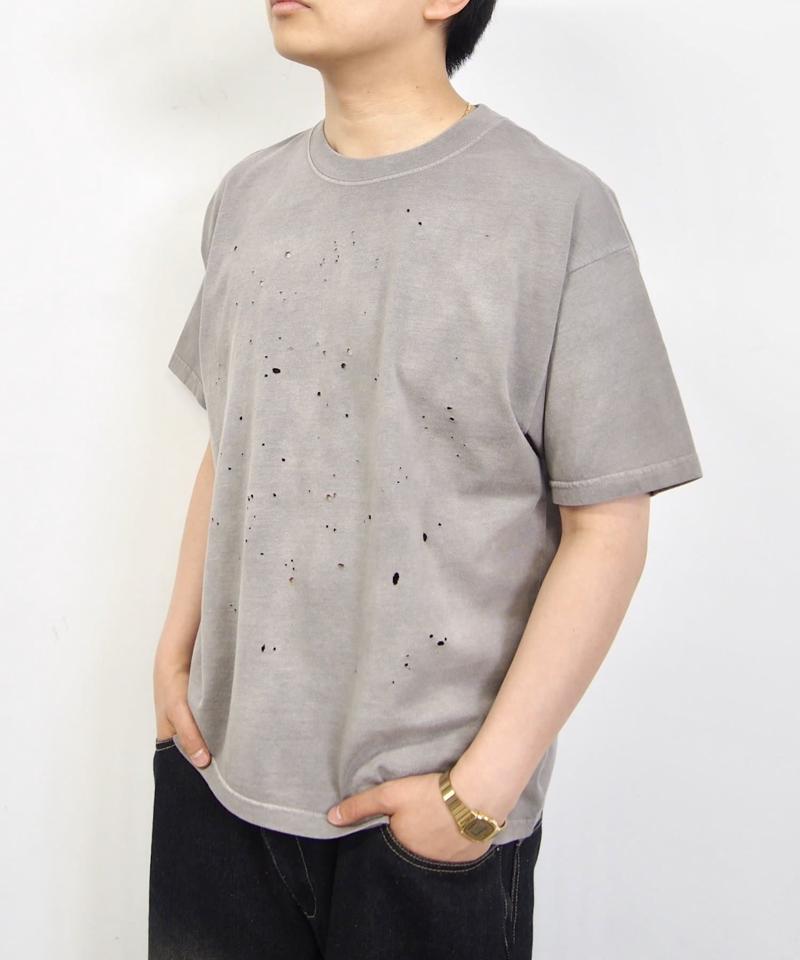 【Sourcream/サワークリーム】FADEダメージリバーシブルTEE