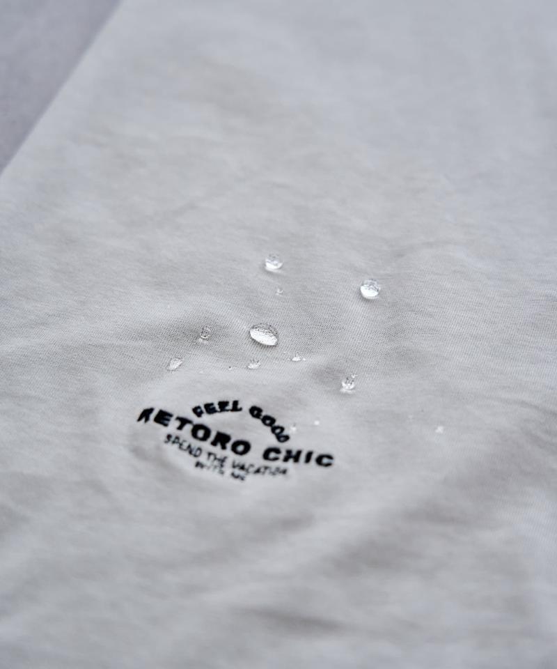 【汗シミ防止】ワンポイントロゴフレンチスリーブTシャツ