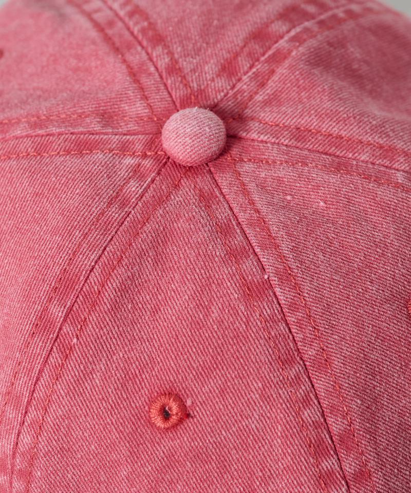 ピグメントロゴ刺繍CAP