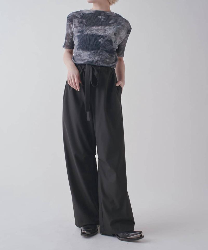 【軽量/通気性◎】プリーツシアートップス