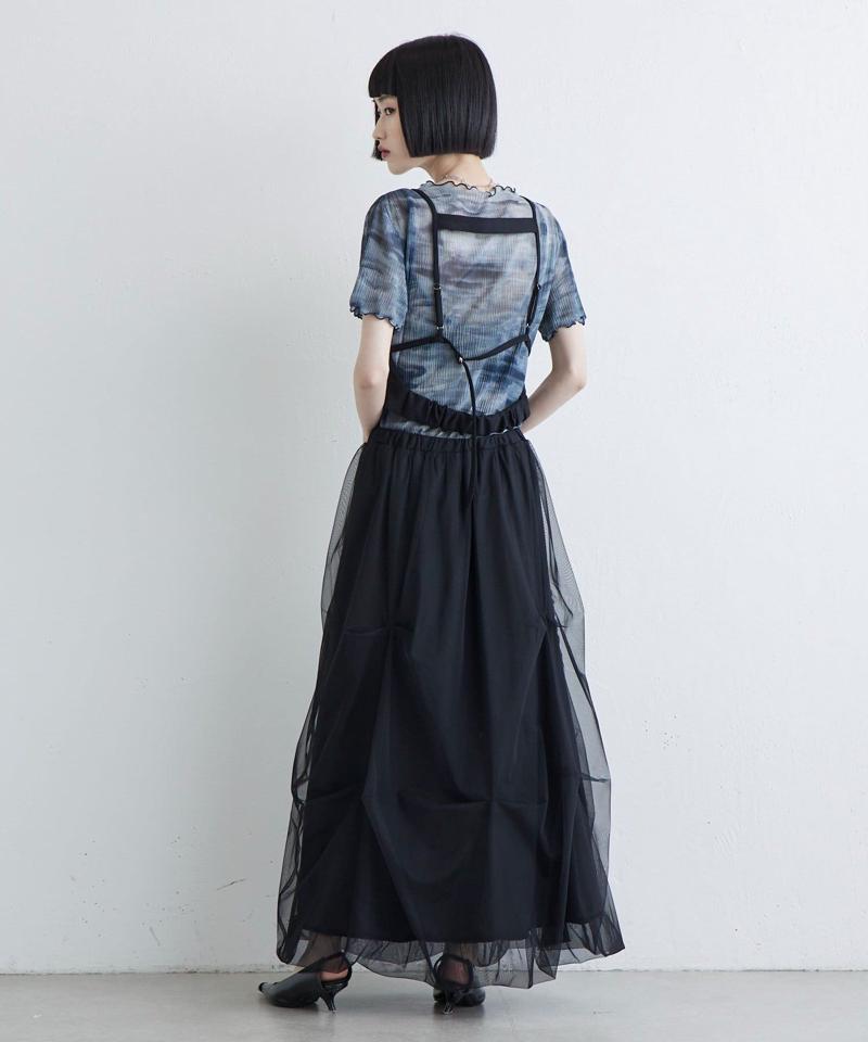 【軽量/通気性◎】プリーツシアートップス