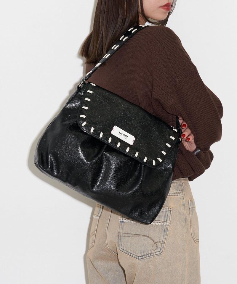 【GRAIN/グレイン】ヴィンテージステッチボストンバッグ