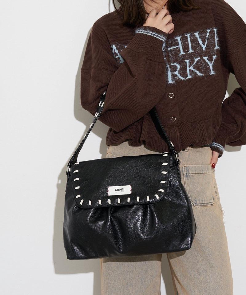 【GRAIN/グレイン】ヴィンテージステッチボストンバッグ