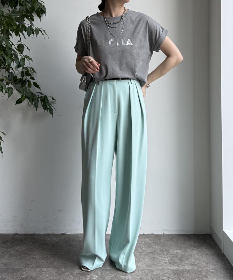 【WEB限定】 箔プリントロールアップTEE