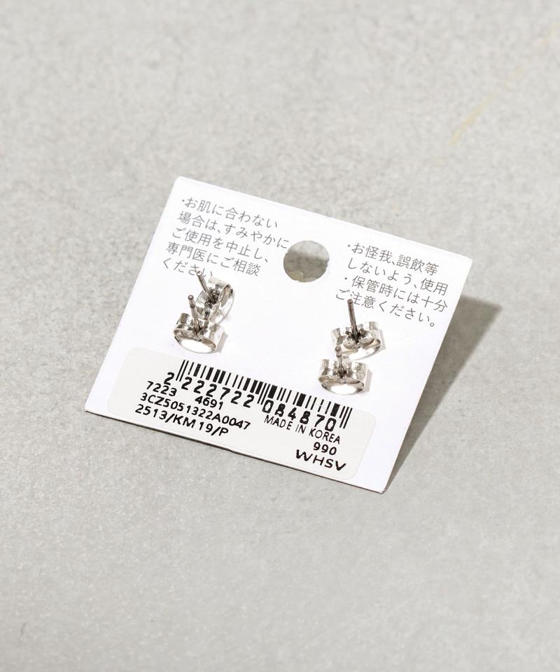 メタルハートピアス4個セット