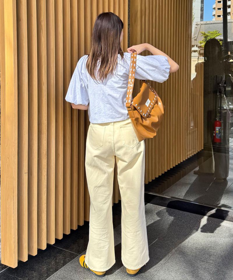 バルーンスリーブTシャツカーデ